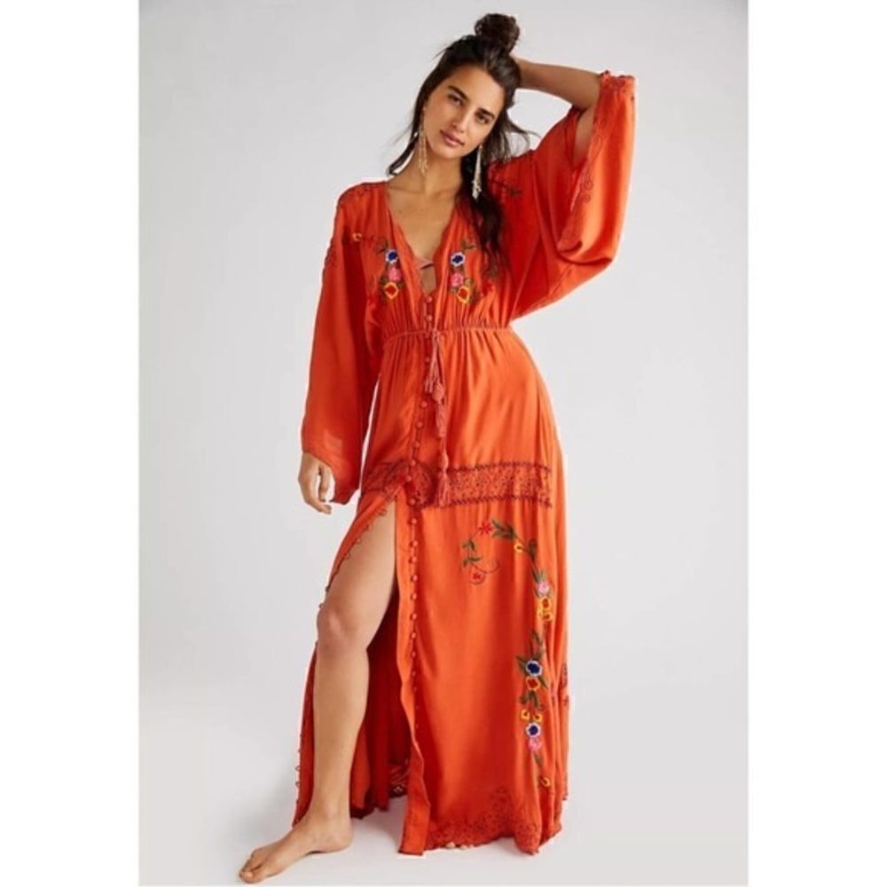 NEW Free People x Fillyboo Sixpence Reversible Duster